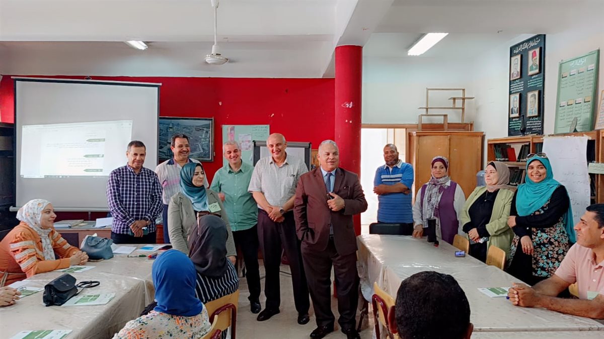 وكيل وزارة تعليم الفيوم يتابع التدريب