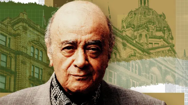 <strong>&nbsp;سقوط تمثال محمد الفايد في لندن.. ما القصة؟</strong>