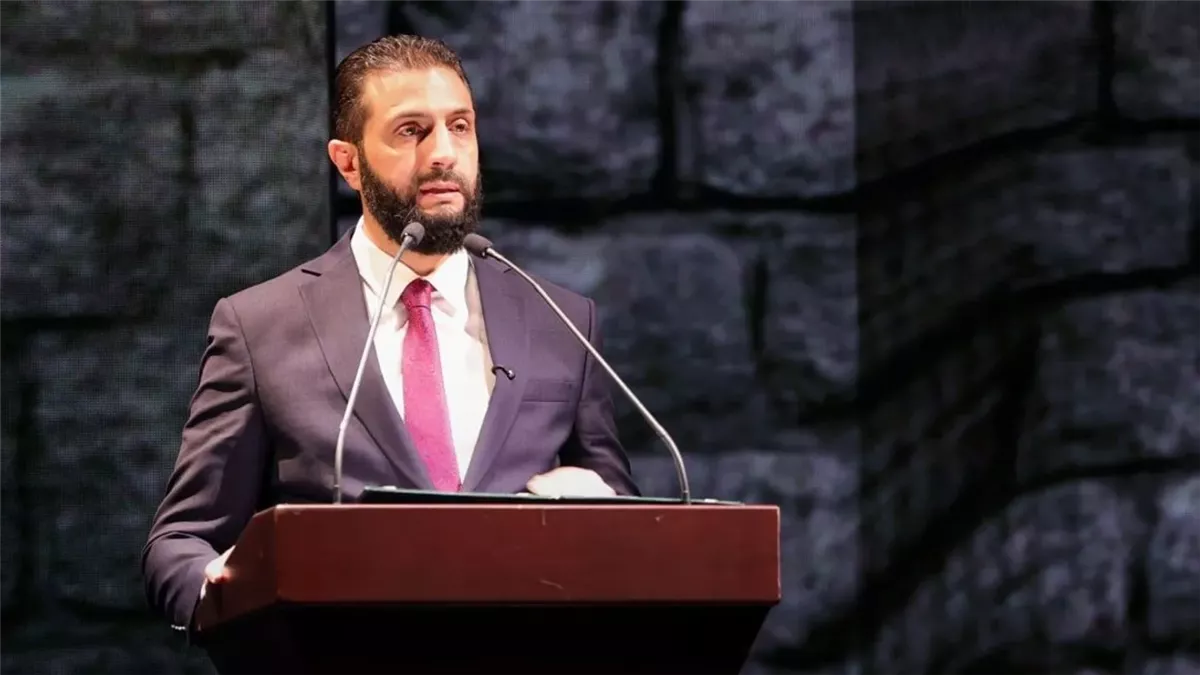 <strong>الرئيس السوري أحمد الشرع</strong>
