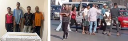 ضبط 4 أشخاص لتعديهم على سائق بـ عصى خشبية بالقليوبية