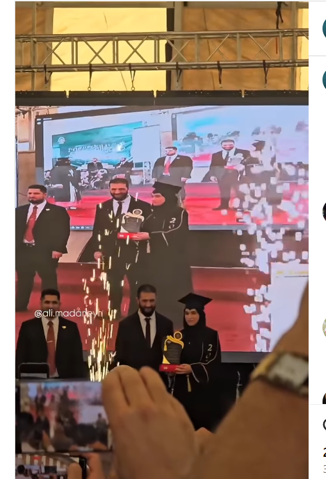 <strong>ابنة الرئيس السوري تخطف الأضواء أثناء تكريمها في حفل تخرجها&nbsp;</strong>