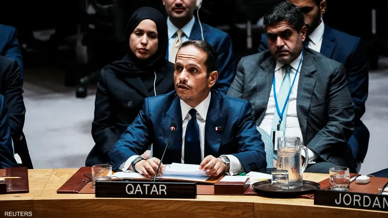 <strong>الشيخ محمد بن عبد الرحمن بن جاسم آل ثاني، رئيس مجلس الوزراء ووزير الخارجية القطري</strong>