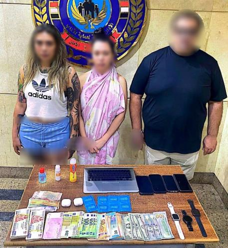 &nbsp;ضبط أجنبيتين وأحد الأشخاص لقيامهم بإدارة مسكن لممارسة الأعمال المنافية للآداب بالقاهرة