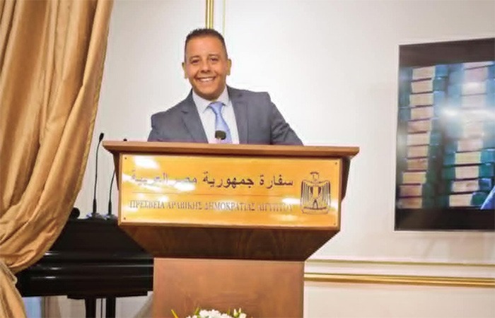 <strong>رضا عكاشة، الأمين العام للمصريين باليونان وقبرص بحزب “مصر المستقبل”،&nbsp;</strong>
