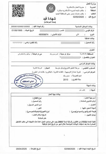 كعب العمل