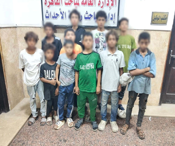 ضبط أطفال التسول بالقاهرة