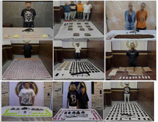 &nbsp; بـ129 مليون مخدرات.. الداخلية تضرب بقوة وتضبط عناصر شديدة الخطورة بعدة محافظات