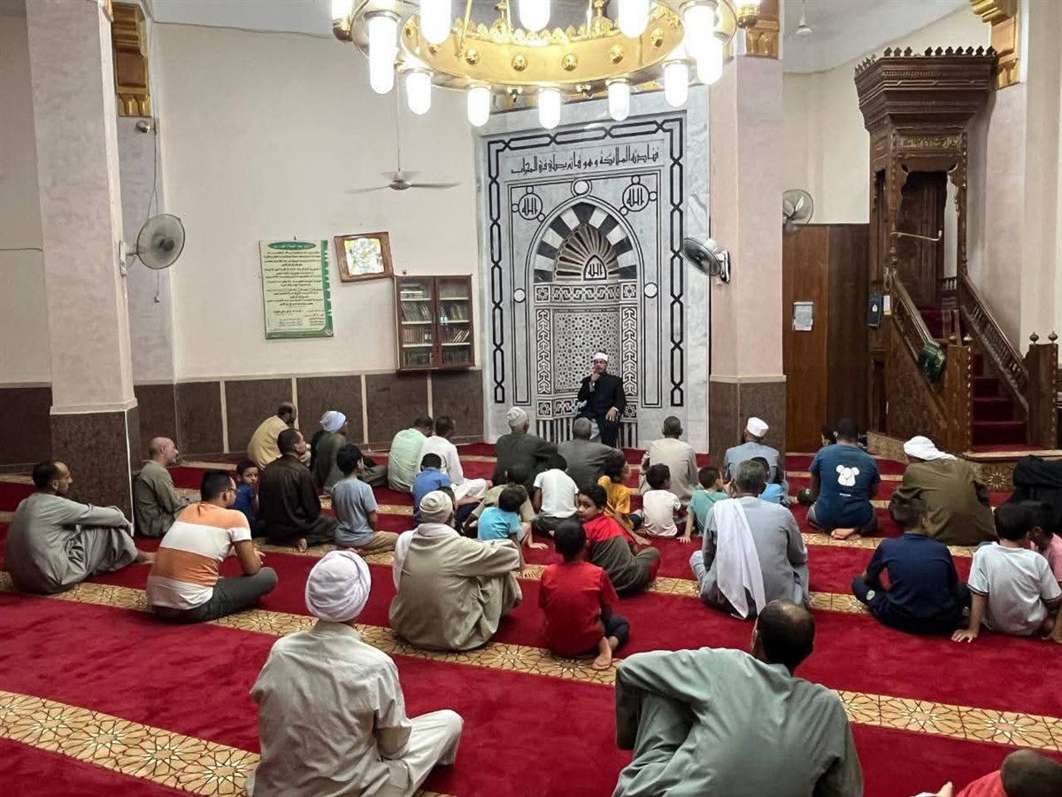 اثناء ندوة أوقاف الفيوم