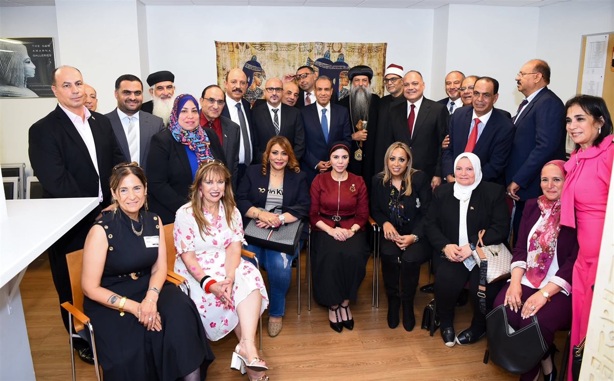 وزير الخارجية مع أبناء الجالية المصرية بنيويورك