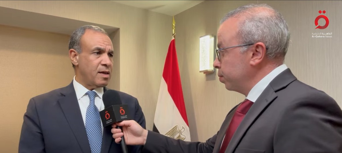 وزير الخارجية خلال لقائه مع القاهرة الإخبارية&nbsp;