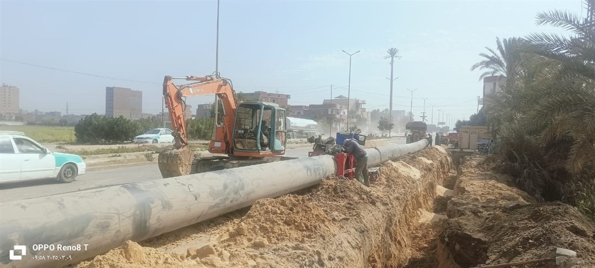 مشروعات الصرف الصحى بالفيوم