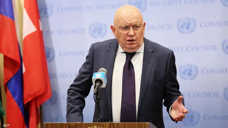 مندوب روسيا في الأمم المتحدة فاسيلي نيبينزيا<br>&nbsp;