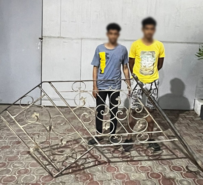 «آخرة الطمع سرقة السلم».. سقوط لصين سرقوا حديد منزل بالشرقية