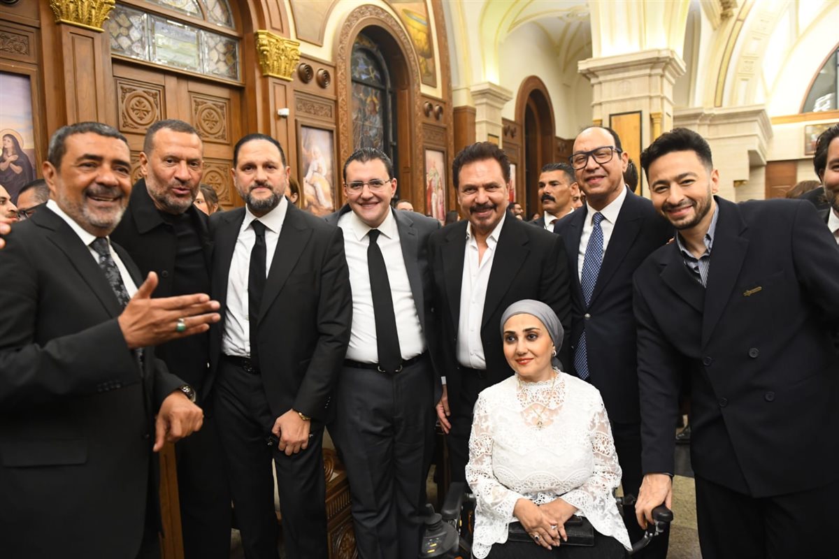 <strong>مراسم زفاف نجل الفنان هاني رمزي</strong>