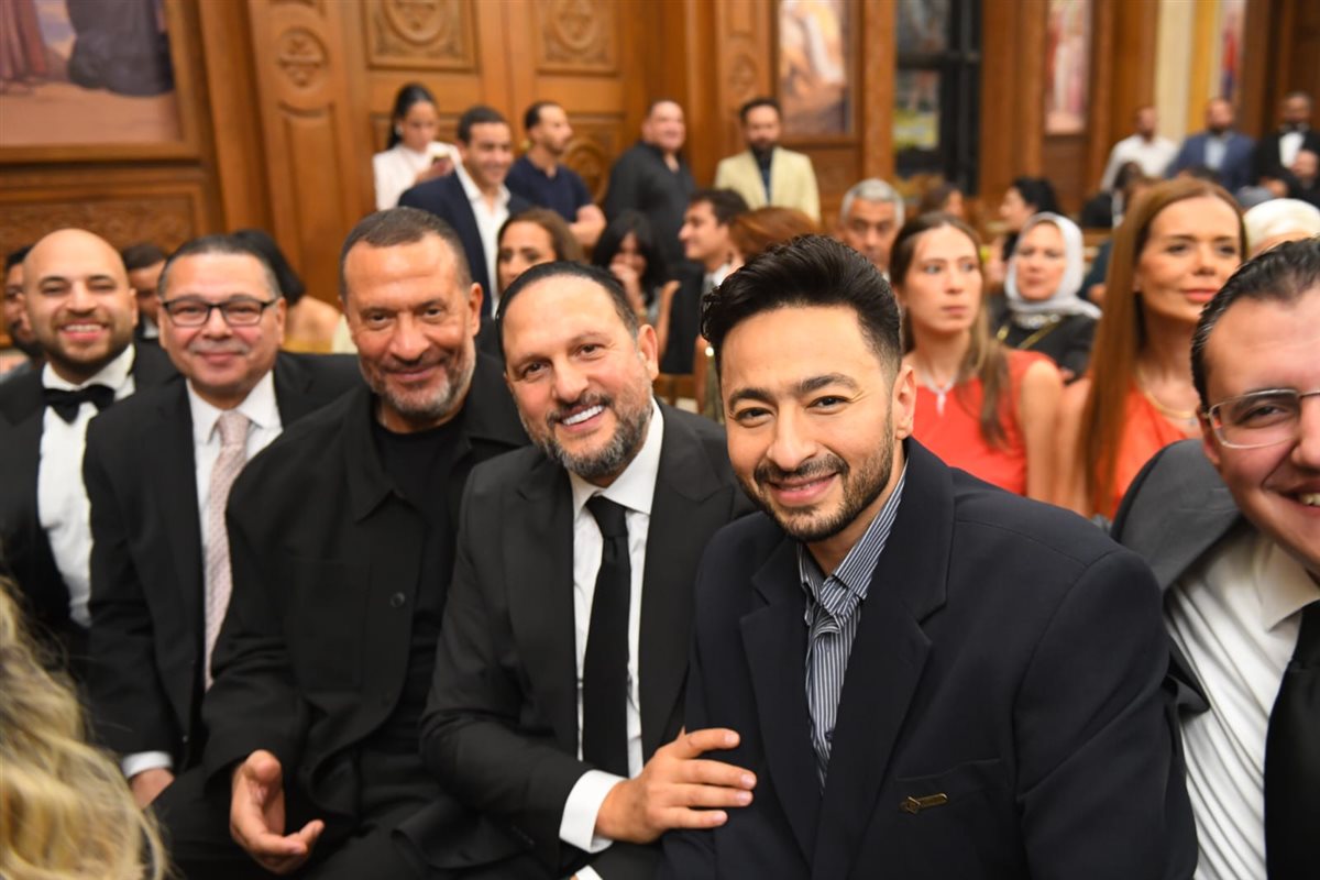 <strong>مراسم زفاف نجل الفنان هاني رمزي</strong>