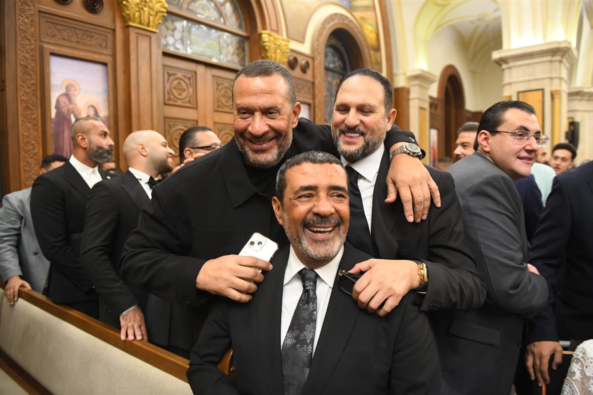 <strong>مراسم زفاف نجل الفنان هاني رمزي</strong>