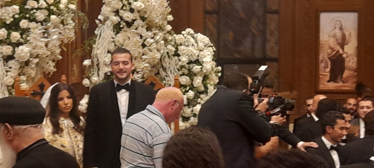 <strong>مراسم زفاف نجل الفنان هاني رمزي</strong>