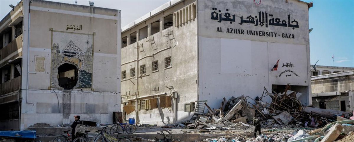 نسف جامعة الأزهر واستهداف للنازحين والمساعدات بغزة
