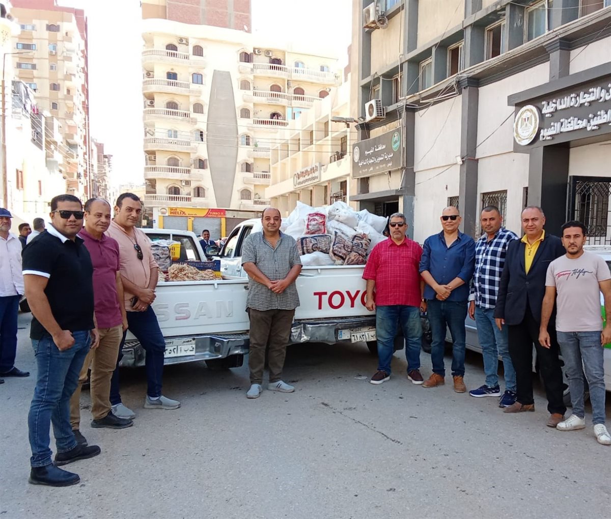 بعض مضبوطات مديرية تموين الفيوم&nbsp;