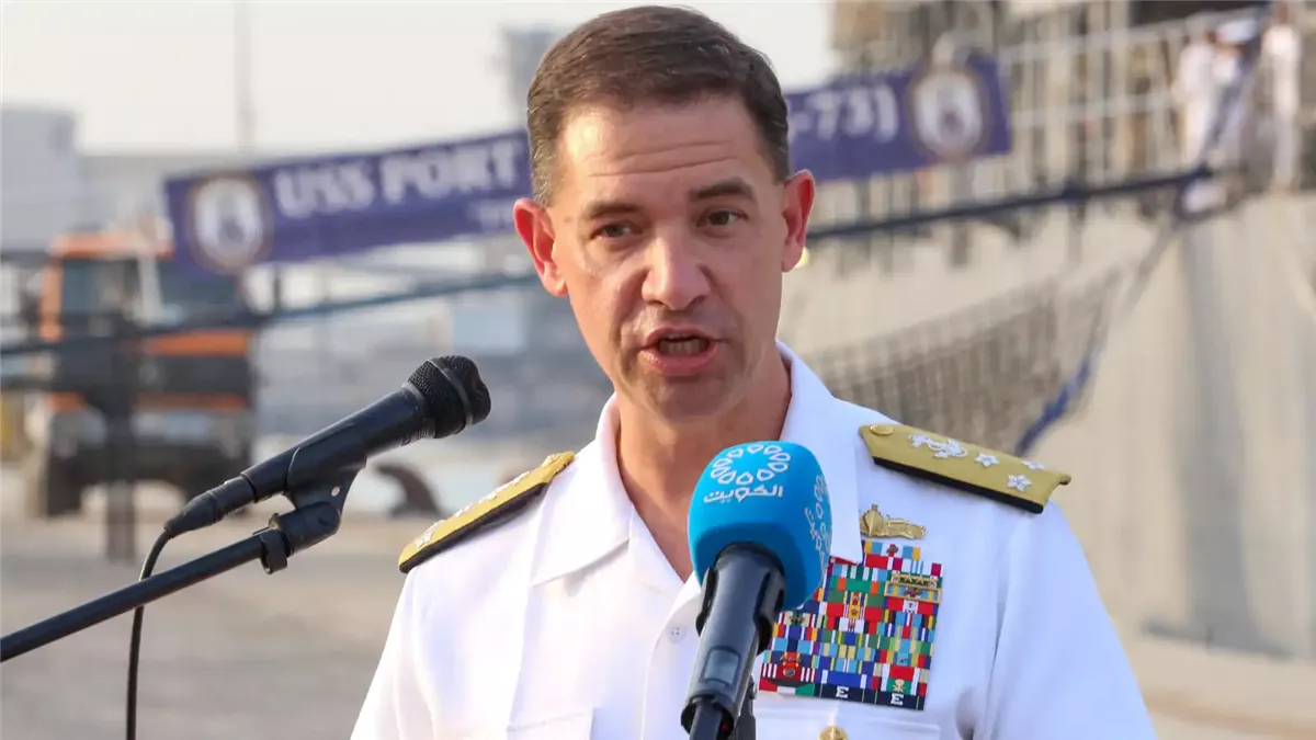 <strong>الأدميرال براد كوبر، قائد القيادة المركزية الأمريكية (سنتكوم)</strong>