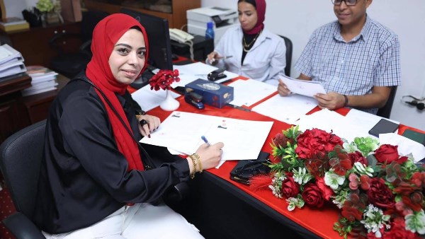 منار سعيد مرشحة الأهلي السابقة