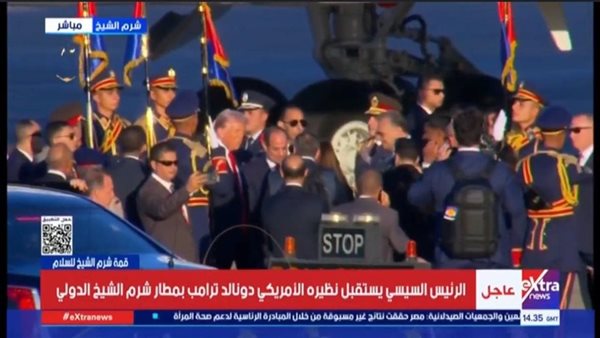 استقبال الرئيس السيسي لنظيرة الأمريكي