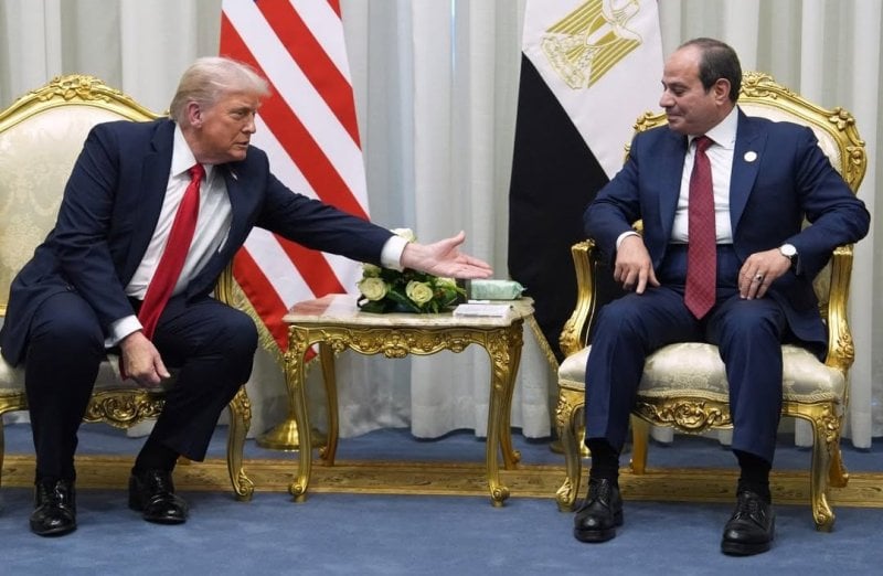 الرئيس السيسي ونظيره الأمريكي