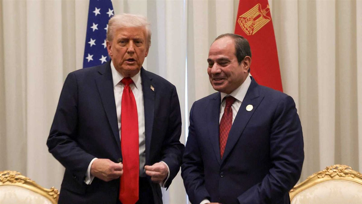 الرئيس عبد الفتاح السيسي ونظيره الأمريكي