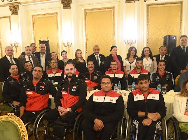 حفل تكريم فريق كرة السلة للكراسي المتحركة&nbsp;