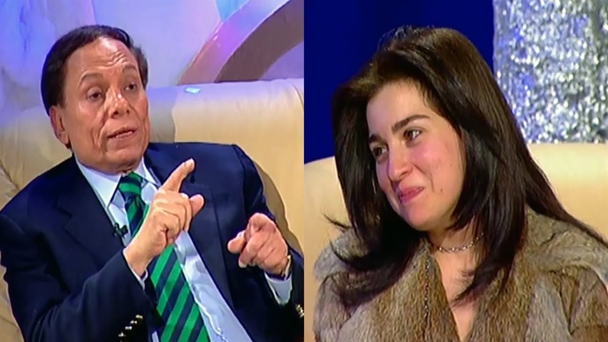 مي عز الدين وعادل إمام