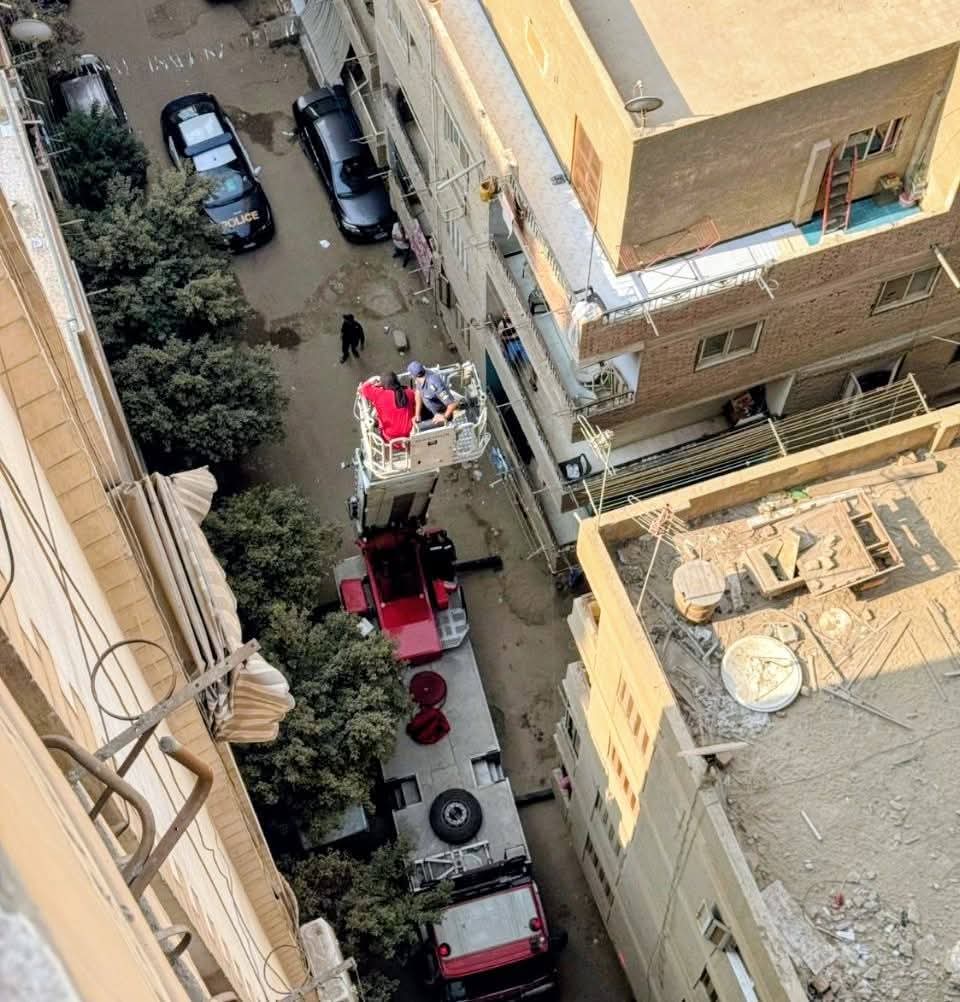 لحظة انقاذ السيدة&nbsp;