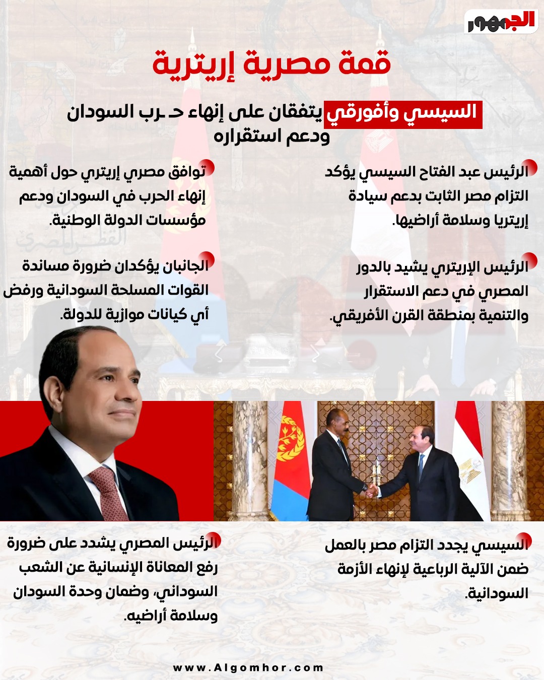 قمة مصرية إريترية