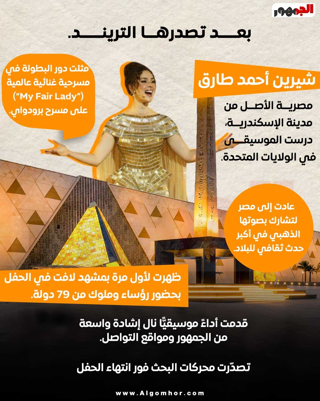 <strong>السوبرانو شيرين أحمد طارق</strong>