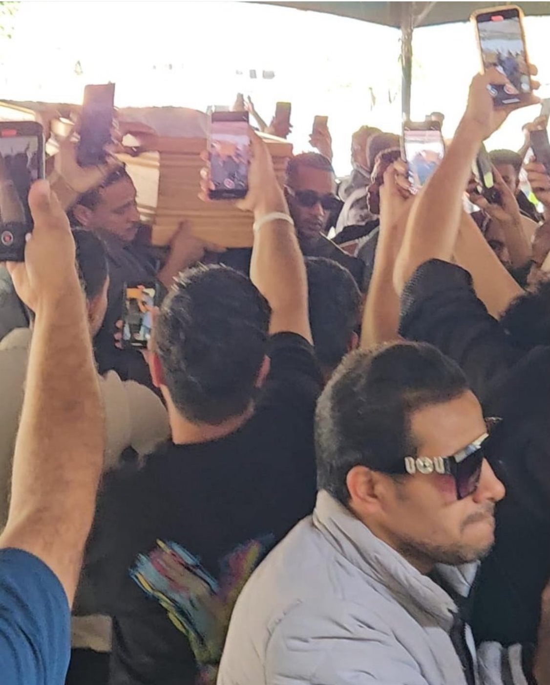 جنازة والد محمد رمضان&nbsp;