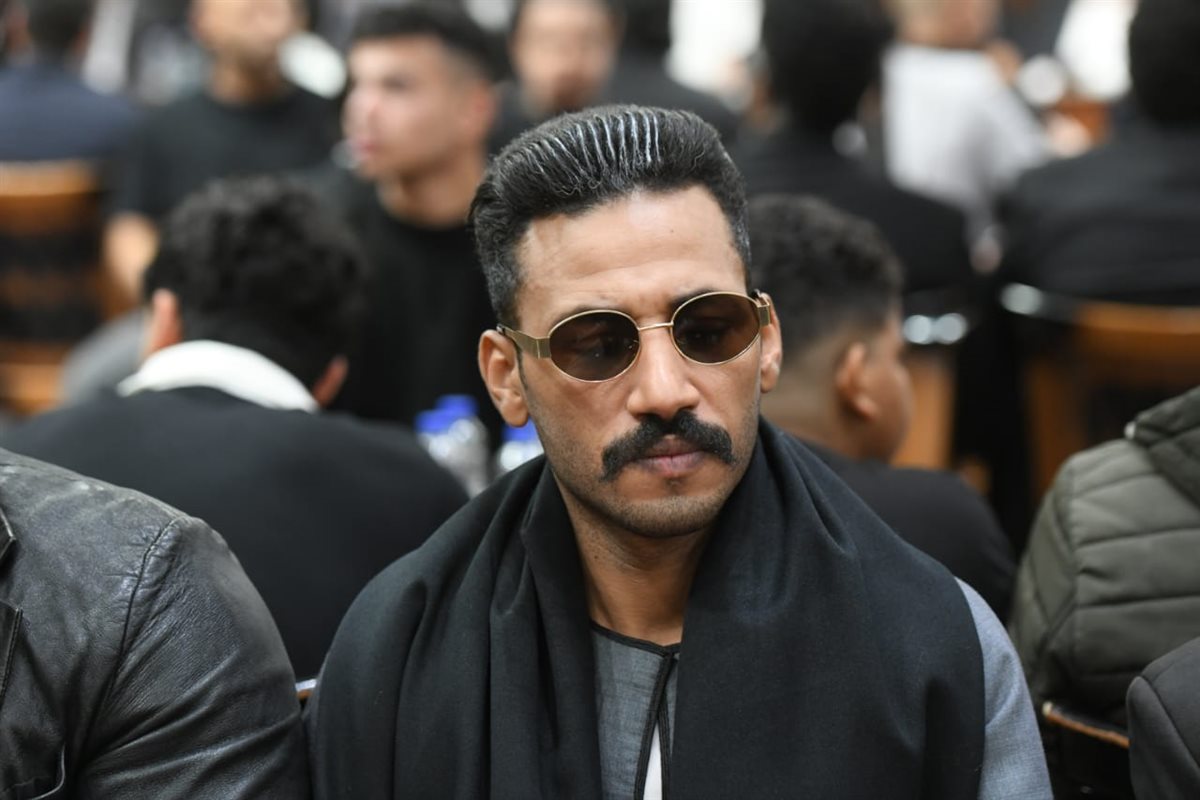 <strong>عزاء والد محمد رمضان</strong>