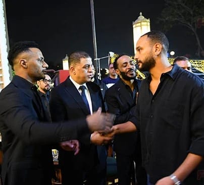 <strong>عزاء والد محمد رمضان</strong>
