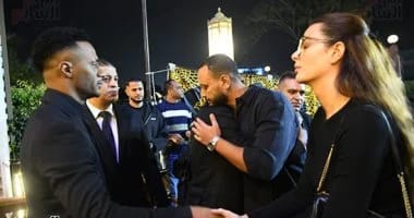 <strong>عزاء والد محمد رمضان</strong>
