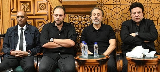 <strong>عزاء والد محمد رمضان</strong>