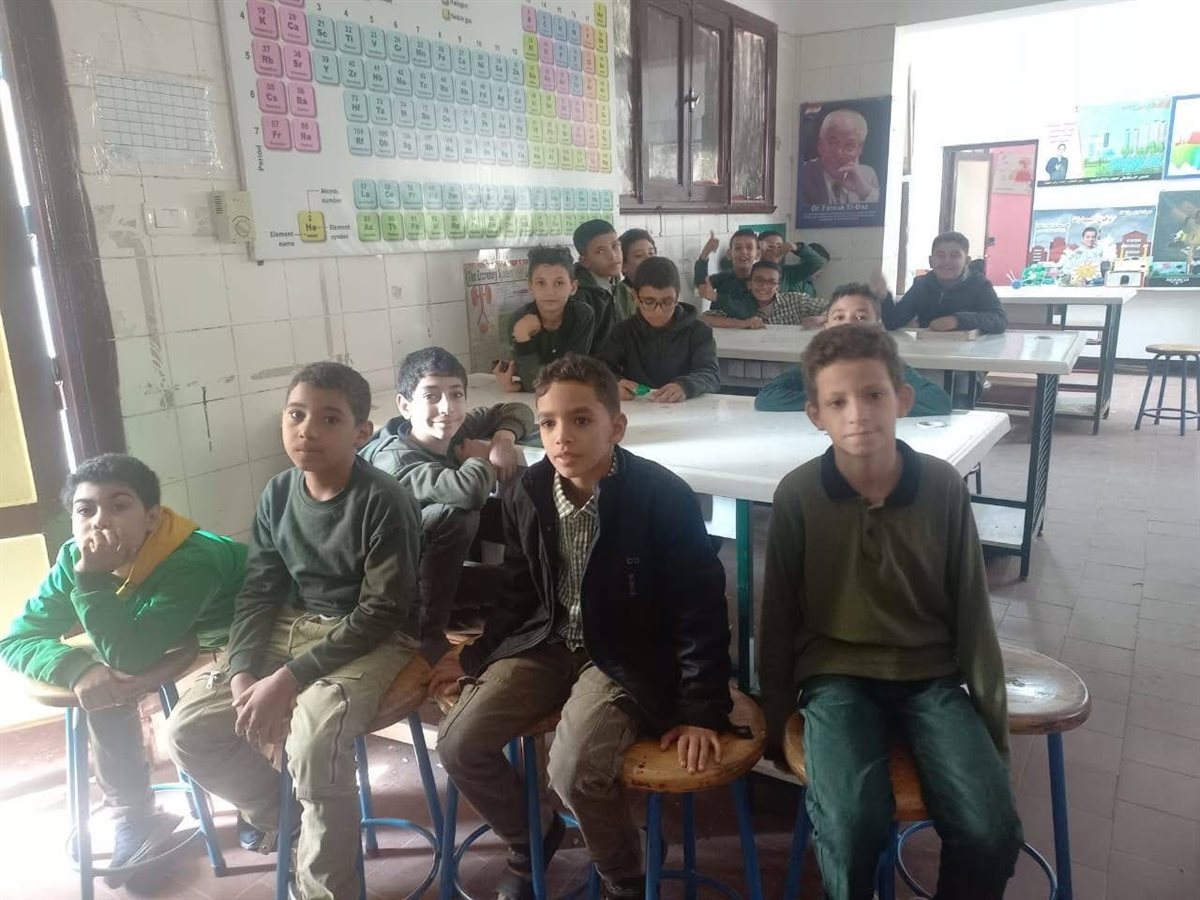 جانب من الاطفال الحضور للندوة