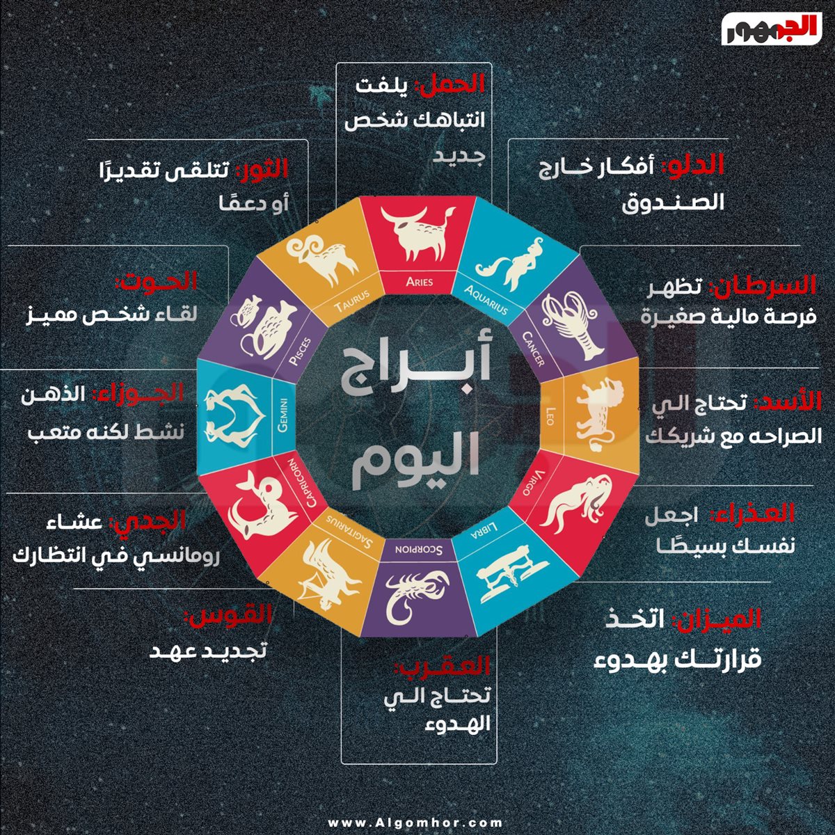 حظك اليوم الثلاثاء 18 نوفمبر 2025