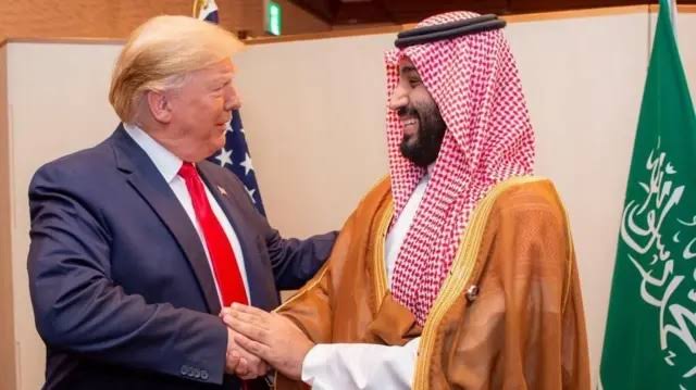 الرئيس ترامب وولي العهد السعودي&nbsp;