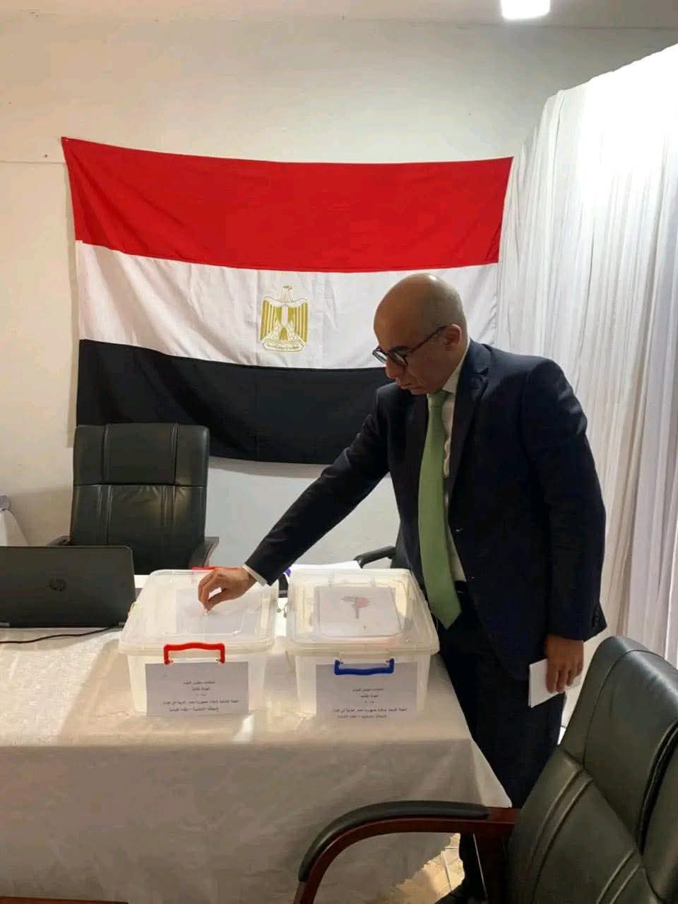مشاركة المصريين في جوبا ضمن اقتراع المرحلة الثانية للانتخابات