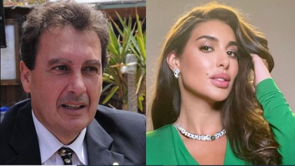 <strong>ياسمين صبري ووالدها</strong>