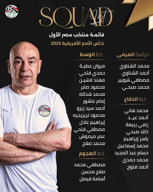 قائمة معسكر منتخب مصر