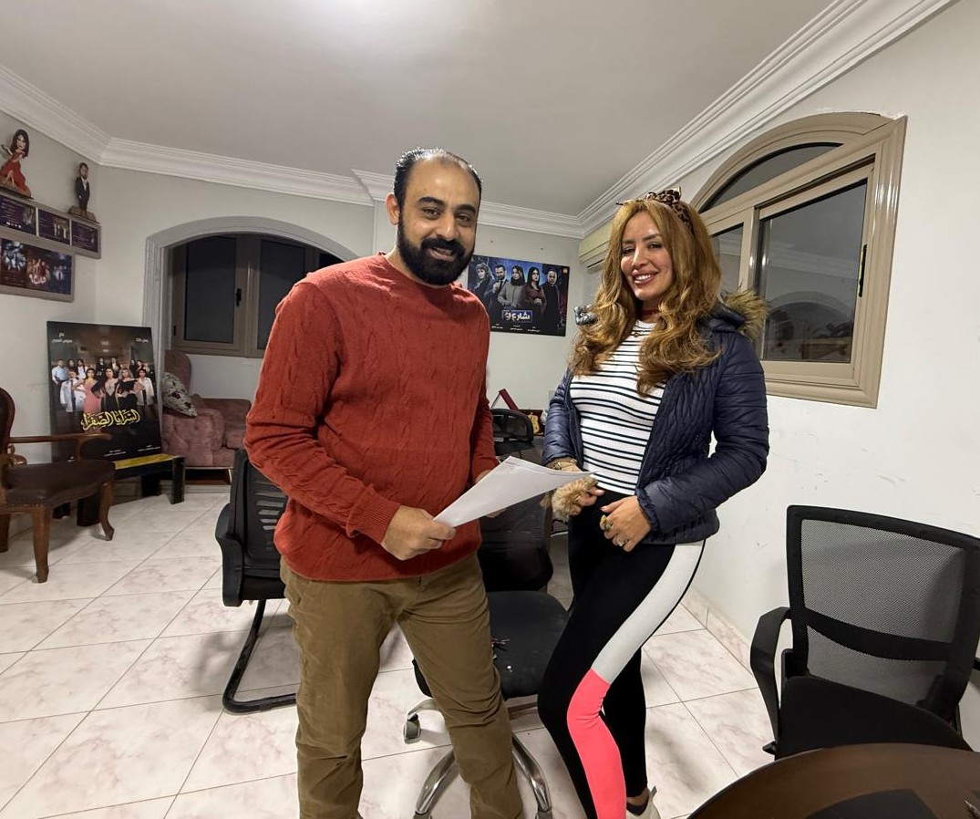<strong>نهى عادل مع مينا المصري</strong>