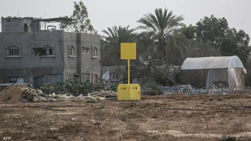 إسرائيل ستعتبر الخط الأصفر 