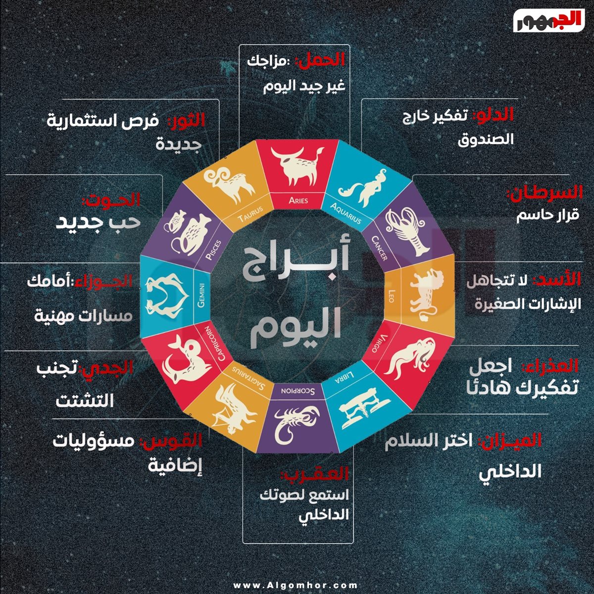 <strong>حظك اليوم الثلاثاء</strong>