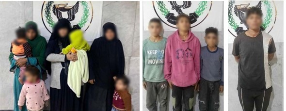جانب من الأطفال و المتهمات&nbsp;
