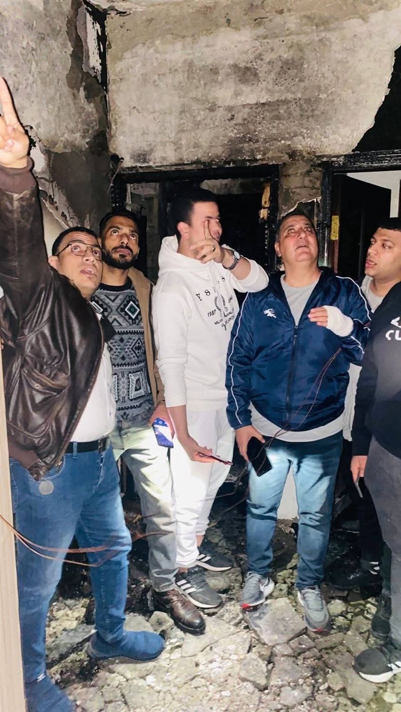آثار الحريق&nbsp;