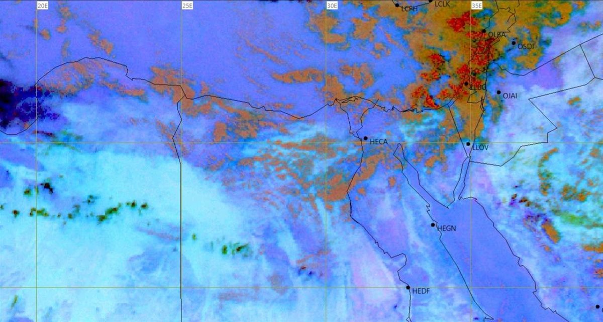 <strong>آخر صور الأقمار الصناعية</strong>